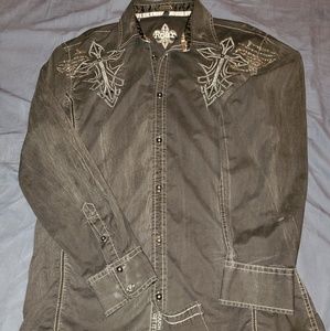 Black vintage style Roar shirt size large